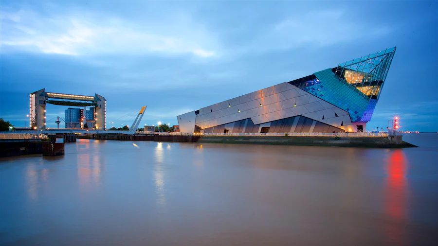 The DeepTake the underwater elevator and watch your children learn about the aquatic realm through a variety of displays and tanks.